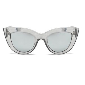 Retro Sheer grey Cateye Sunglasses